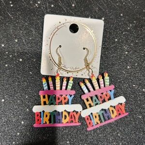 Happy Birthday Cake 🎂 earrings